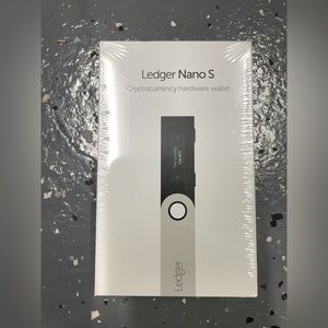 NEW Ledger Nano S Crypto Black Wallet Factory Sealed